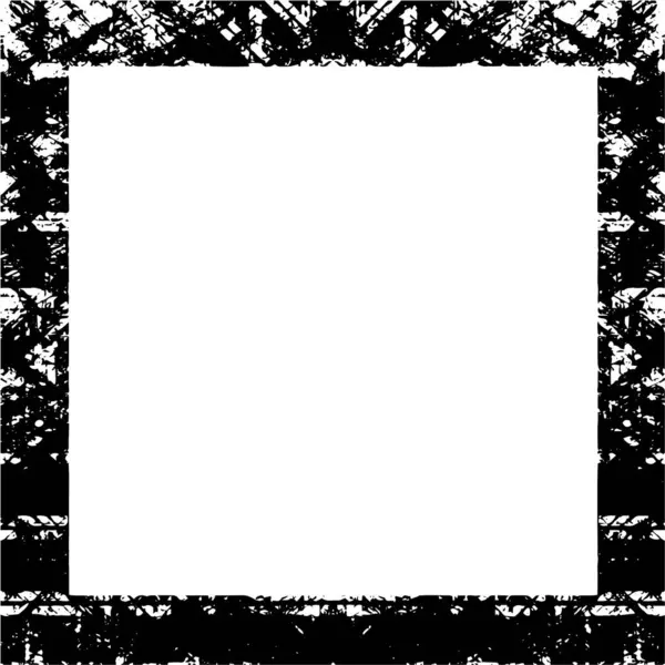 Quadro Grunge Abstrato Modelo Fundo Preto Branco — Vetor de Stock