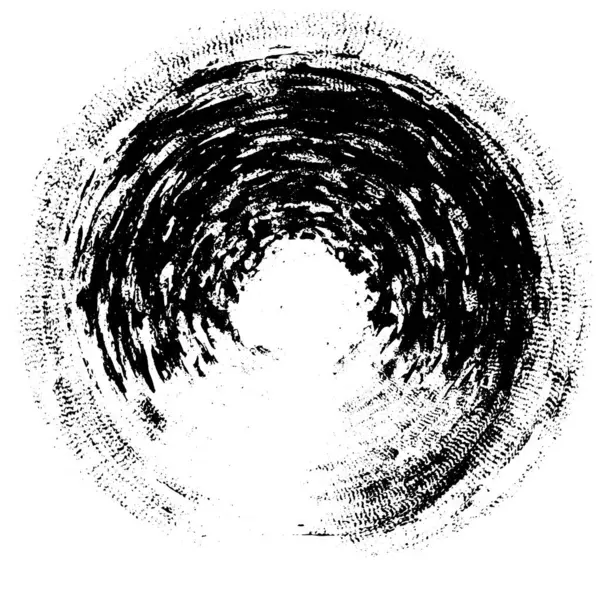 Абстрактный Черный Белый Круглый Фон — стоковый вектор