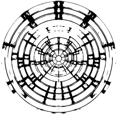 Döküntü boya çemberi arka planının dokusu