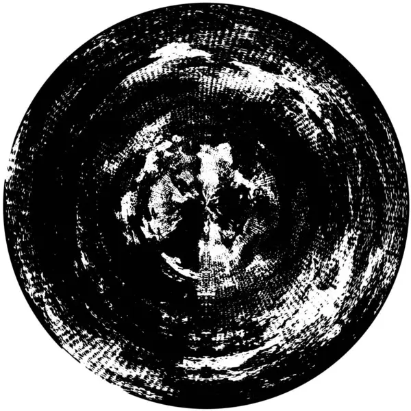 Чорно Білий Монохромний Старий Гранжевий Фон Абстрактна Антична Текстура — стоковий вектор
