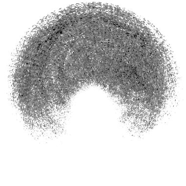 siyah-beyaz grunge kaplama elementi. çember deseni