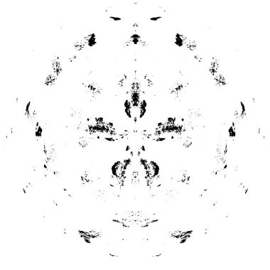 siyah-beyaz grunge kaplama elementi. çember deseni