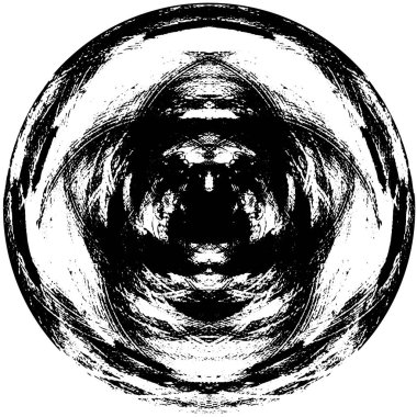 Siyah ve beyaz arka plan yuvarlak 