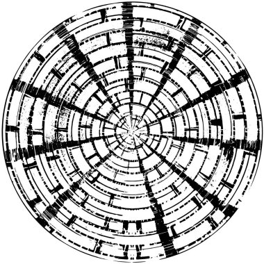 siyah ve beyaz soyut grunge modern desen