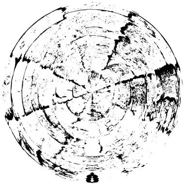siyah ve beyaz yuvarlak grunge eskimiş arkaplan dokusu