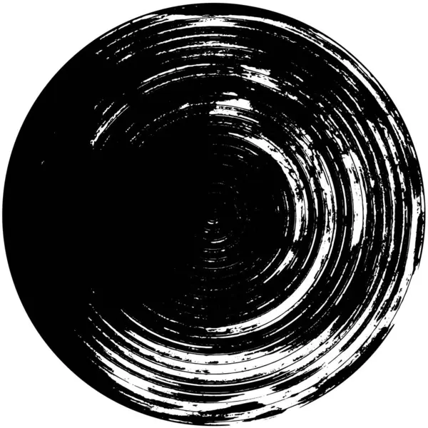 Темна Кругла Текстура Гранжевий Фон — стоковий вектор
