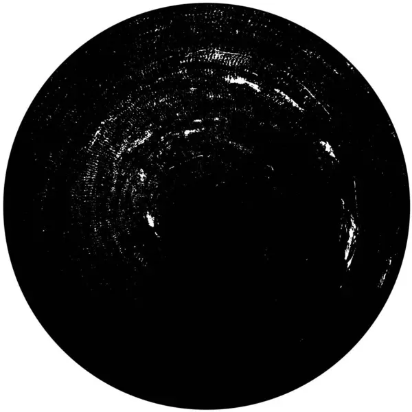 Ciemne Okrągłe Tekstury Grunge Tło — Wektor stockowy