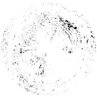 Yuvarlak Grunge Şekli Doku, Sert Çember Damgası