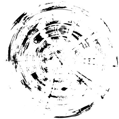 Vektör çizimi. Beyaz arka planda siyah bir şekil. Grafik tasarım ögesi.  