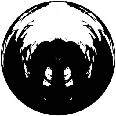 Soyut çember deseni, vektör çizimi. güzel süs arkaplanı