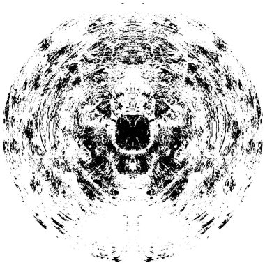 Soyut çember deseni, vektör çizimi. güzel süs arkaplanı