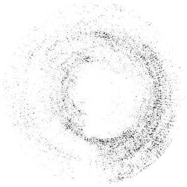 Beyaz arka planda siyah bir şekil. Grafik tasarım elementi. Vektör illüstrasyonu   