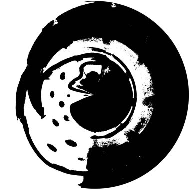 Soyut çember deseni, vektör çizimi. güzel süs arkaplanı