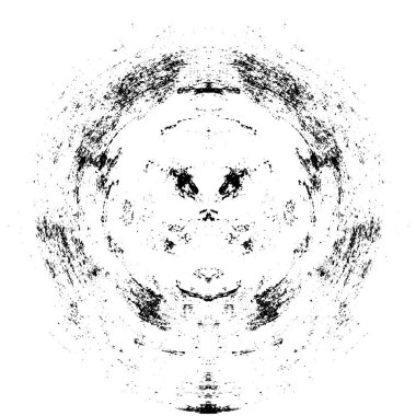 Soyut çember deseni, vektör çizimi. güzel süs arkaplanı