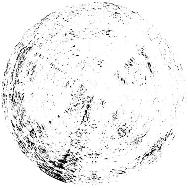 Beyaz arka planda siyah daire şeklinde. Grafik tasarım elementi. Vektör illüstrasyonu   