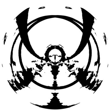 Soyut çember deseni, vektör çizimi. güzel süs arkaplanı