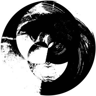 Soyut çember deseni, vektör çizimi. güzel süs arkaplanı