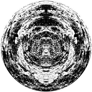 Vektör çizimi. Beyaz arka planda siyah bir şekil. Grafik tasarım ögesi.  