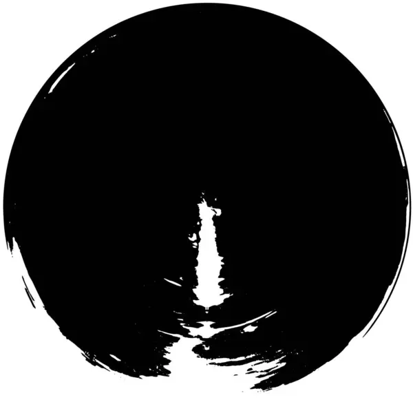 Ronde Grunge Vorm Textuur Ruwe Cirkel Stempel — Stockvector