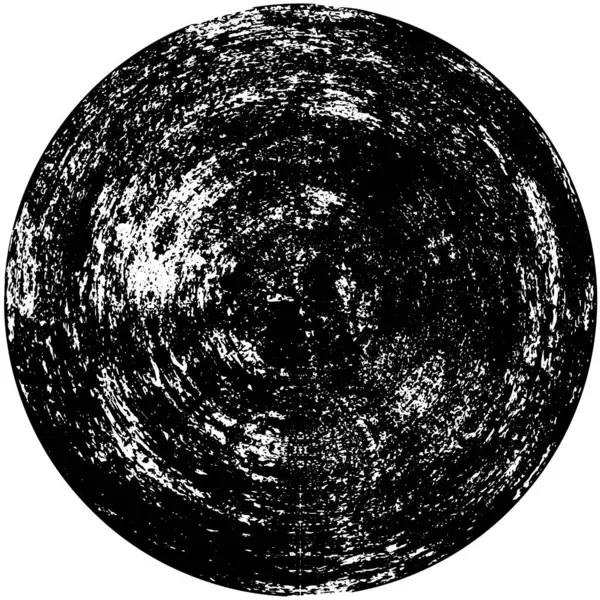 Czarny Biały Okrągły Abstrakcyjne Tło — Wektor stockowy