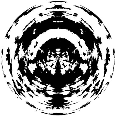 siyah ve beyaz çember soyut arkaplan 