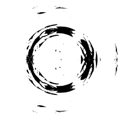 siyah ve beyaz çember soyut arkaplan 