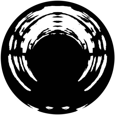 soyut siyah ve beyaz grunge arkaplanı yuvarlak şekilli 