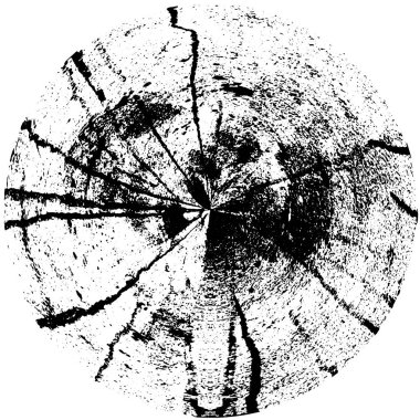 Beyaz arkaplanda soyut siyah yuvarlak şekil. vektör illüstrasyonu