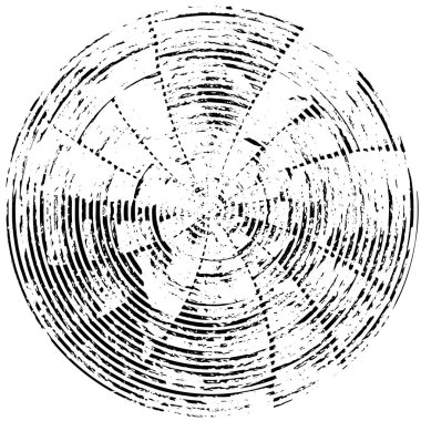 Çemberli soyut siyah ve beyaz grunge arkaplanı 