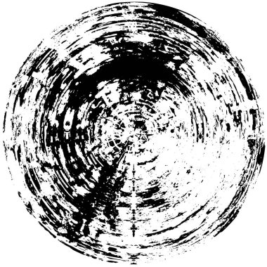 Çemberli soyut siyah ve beyaz grunge arkaplanı 