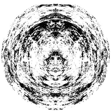 siyah ve beyaz daire grunge arkaplanı 