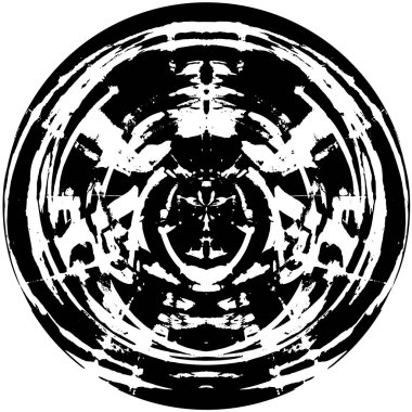 Çember desenli eski grunge arkaplanı