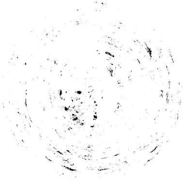 soyut siyah-beyaz daire damgası, grunge vintage arkaplan, vektör illüstrasyonu