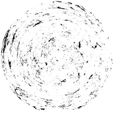 soyut siyah-beyaz daire damgası, grunge vintage arkaplan, vektör illüstrasyonu