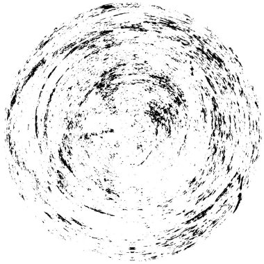 soyut siyah-beyaz daire damgası, grunge vintage arkaplan, vektör illüstrasyonu