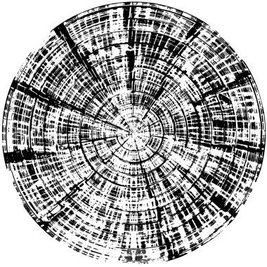 daire damgası, grunge vintage arkaplan, soyut vektör çizimi