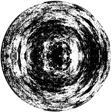 black and white round grunge texture 