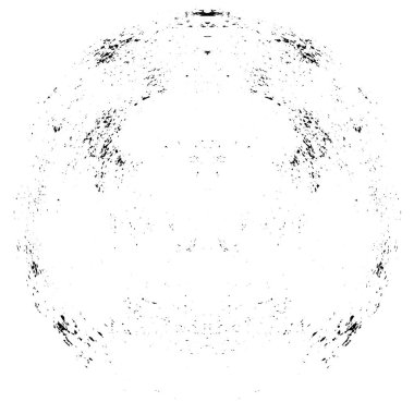 black and white round grunge texture 