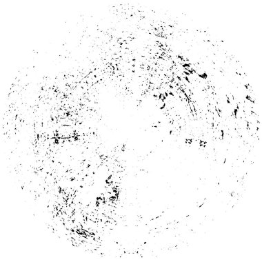 black and white round grunge texture 