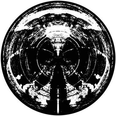 Eski çatlak boyanın grunge dokusu.