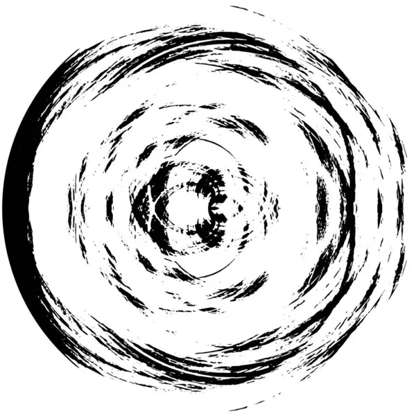 黒と白の円の抽象的な背景 — ストックベクタ