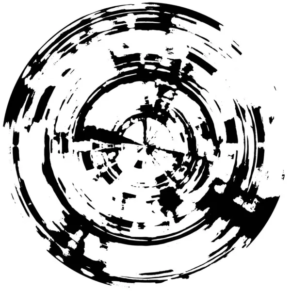 Μαύρο Και Άσπρο Κύκλο Αφηρημένο Φόντο — Διανυσματικό Αρχείο