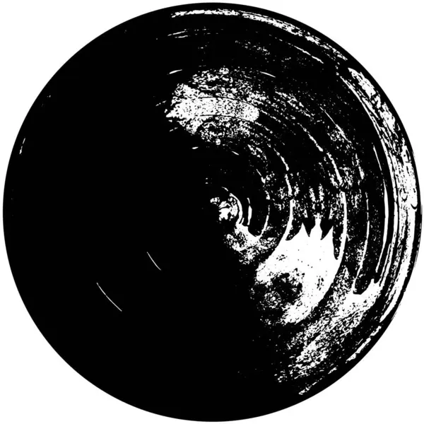 Чорно Біле Коло Абстрактний Фон — стоковий вектор