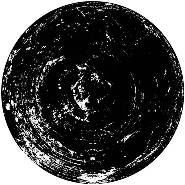 白色背景上的抽象黑色圆形 矢量说明 — 图库矢量图片