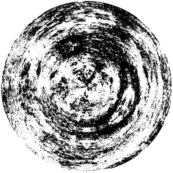 丸い形の抽象的な黒と白のグラウンジの背景 — ストックベクタ