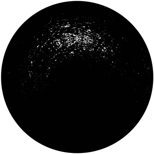 Abstrakter Schwarz Weißer Grunge Hintergrund Mit Kreis — Stockvektor