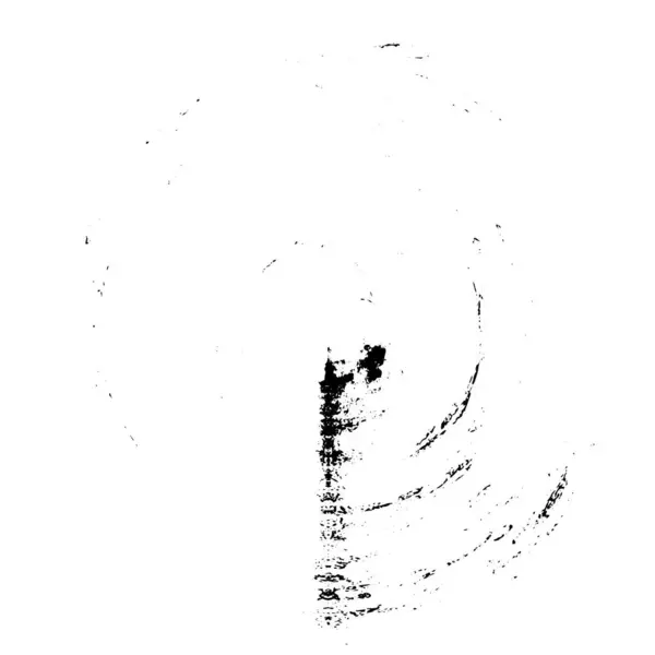 Black White Circle Grunge Background — Stock Vector
