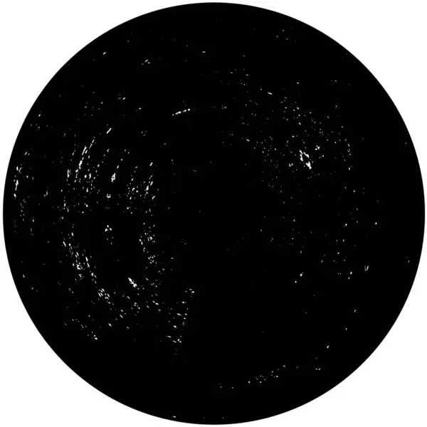 Schwarz Weiß Kreis Grunge Hintergrund — Stockvektor