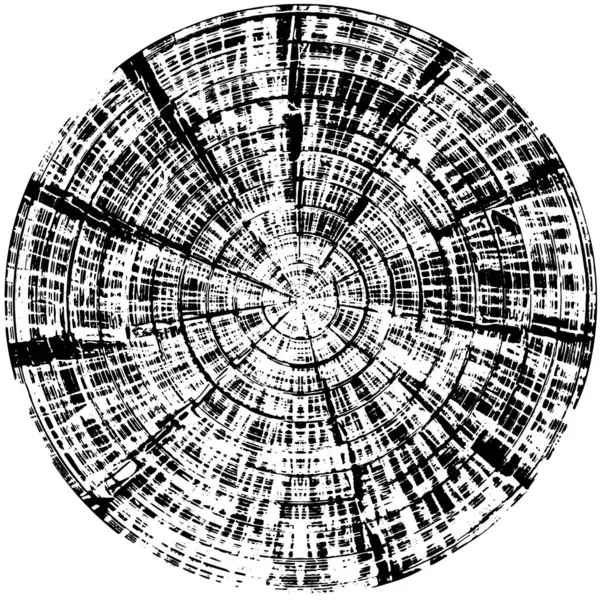 daire damgası, grunge vintage arkaplan, soyut vektör çizimi