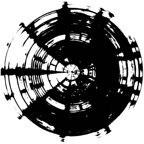 Σφραγίδα Κύκλου Grunge Vintage Φόντο Αφηρημένη Διανυσματική Απεικόνιση — Διανυσματικό Αρχείο